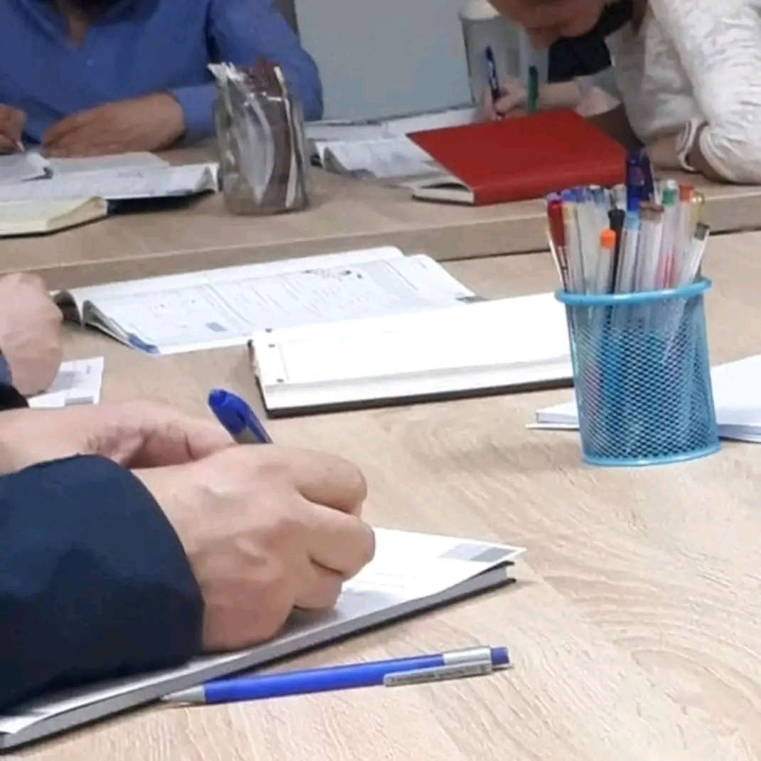 A class in the classroom